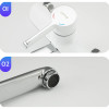 Смеситель для ванны Gappo G2203-8 белый/хром