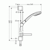 Комплект / Набор смесителей Hansgrohe 3 в 1 Logis 71100000+71400000+27717000
