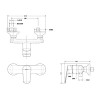 Смеситель для душа Bravat Rhein F9429564BW-01-ENG