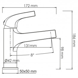 WasserKRAFT Sauer 7103 Смеситель для раковины