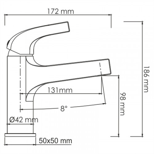 WasserKRAFT Sauer 7103 Смеситель для раковины