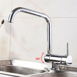 Смеситель для кухни Ledeme L4798 хром