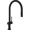 Смеситель для кухни Hansgrohe Talis M54 с вытяжным душем 72800670 черный матовый