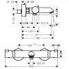 Смеситель с термостатом Hansgrohe Ecostat Comfort 13114000