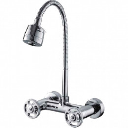 Смеситель для кухни Ledeme L4689-3 хром