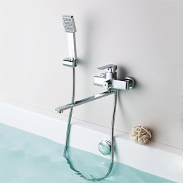 Смеситель для ванны Ledeme L2258 хром