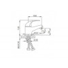 Смеситель для раковины Frap F1002-B хром