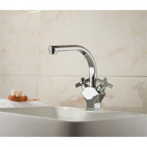 Смеситель для кухни Ledeme L5884-2 хром
