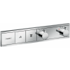 Смеситель для душа Hansgrohe RainSelect 15380000, 2 потребителя, термостатический, хром