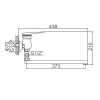 Смеситель для ванны Ledeme L2156 хром