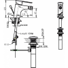 Смеситель для биде Bravat Gina F365104C-ENG