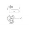 Смеситель для ванны Frap F2227 хром