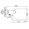 Смеситель для ванны Ledeme L3287 хром
