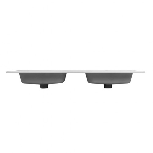Cezares Тумба с раковиной Eco Cer-N 120-1 R bianco lucido CZR-8095-120-R ручки сатиновое золото