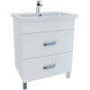 Iddis Тумба с раковиной New Custo 70 белая