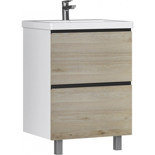 Vigo Тумба с раковиной Cross 600-0-2 дуб давос натуральный