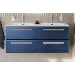Cezares Тумба с раковиной Eco Cer-N 120 с 4 ящиками sapfiro CZR-8095-120-2 ручки серые