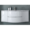 Cezares Тумба с раковиной Vague 140 bianco lucido