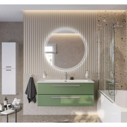 Cezares Тумба с раковиной Eco Cer-N 120 фисташковый софт CZR-8073-120 ручки серые
