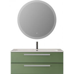 Cezares Тумба с раковиной Eco Cer-N 120 фисташковый софт CZR-8073-120 ручки серые