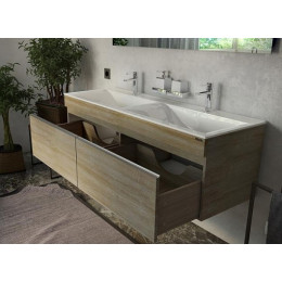 Velvex Тумба с раковиной Pulsus 140 дуб сонома