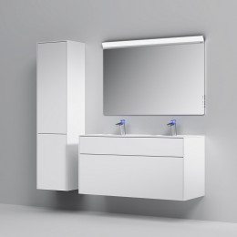 Am.Pm Тумба с раковиной Inspire 2.0 120 белый матовый