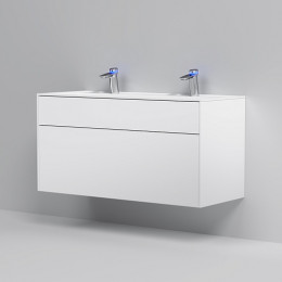 Am.Pm Тумба с раковиной Inspire 2.0 120 белый матовый