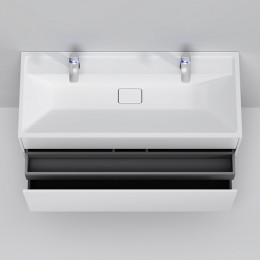 Am.Pm Тумба с раковиной Inspire 2.0 120 белый матовый