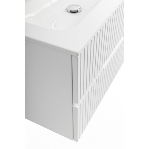 Cezares Тумба с раковиной Duet-N 80 подвесная bianco opaco CZR-8073-80