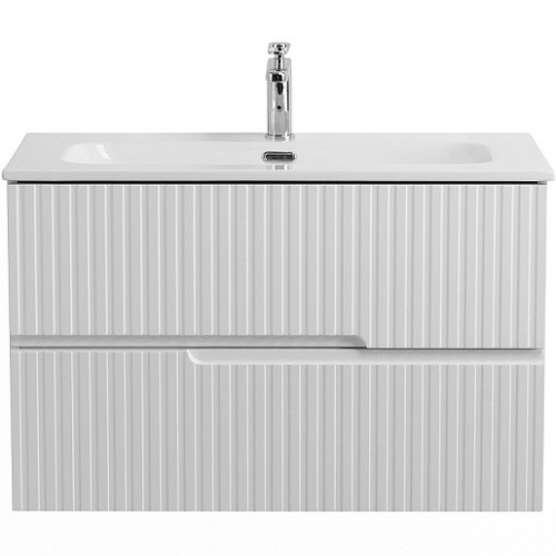 Cezares Тумба с раковиной Duet-N 80 подвесная bianco opaco CZR-8073-80