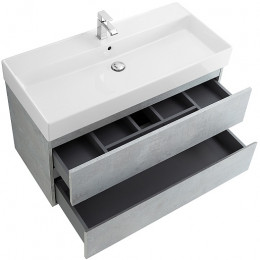 BelBagno Тумба с раковиной Molveno-46 80 подвесная beton