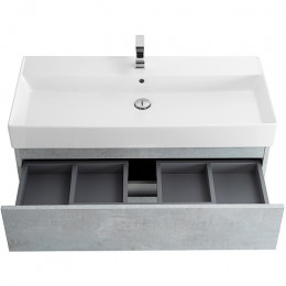 BelBagno Тумба с раковиной Molveno-46 80 подвесная beton