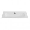 Cezares Тумба с раковиной Eco Cer-N 80 bianco opaco CZR-8073-80 ручки матовые чёрные