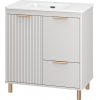 Brevita Тумба с раковиной Risacca Crema 80 серая