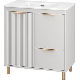 Brevita Тумба с раковиной Risacca Crema 80 серая