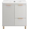 Brevita Тумба с раковиной Risacca Crema 80 серая
