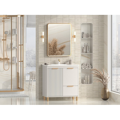Brevita Тумба с раковиной Risacca Crema 80 серая