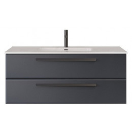 Cezares Тумба с раковиной Eco Cer-N 120 grafito CZR-8095-120 ручки чёрные