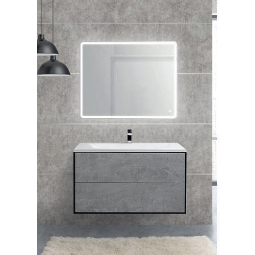 Cezares Тумба с раковиной Premier-HPL 100 Archi Cemento