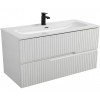 Cezares Тумба с раковиной Duet-N 100 подвесная Bianco Opaco с раковиной CZR-8073-100