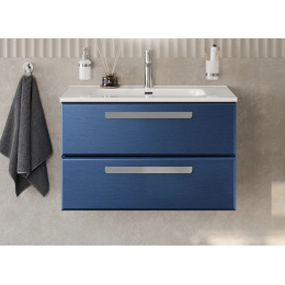 Cezares Тумба с раковиной Eco Cer-N 80 sapfiro CZR-8095-80 ручки серые
