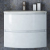 Cezares Тумба с раковиной Vague 104 L bianco lucido
