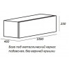 Cezares Тумба и каркас с раковиной Cadro 100 Bianco