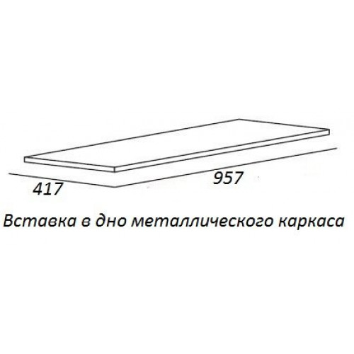 Cezares Тумба и каркас с раковиной Cadro 100 Bianco
