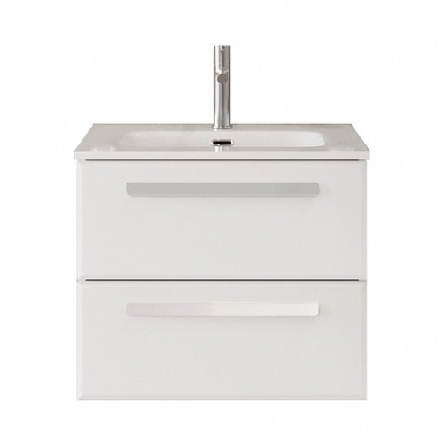 Cezares Тумба с раковиной Eco Cer-N 60 bianco lucido CZR-8095-60 ручки сатин
