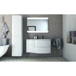 Cezares Тумба с раковиной Vague 104 R bianco lucido