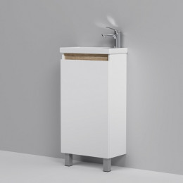 Am.Pm Тумба с раковиной X-Joy 45 белый глянец, напольная
