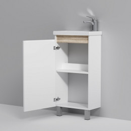 Am.Pm Тумба с раковиной X-Joy 45 белый глянец, напольная