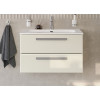 Cezares Тумба с раковиной Eco Cer-N 80 брашированная альпака CZR-8095-80 ручки серые