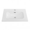 Cezares Тумба с раковиной Eco Cer-N 60 bianco opaco CZR-8073-60 ручки сатиновое золото